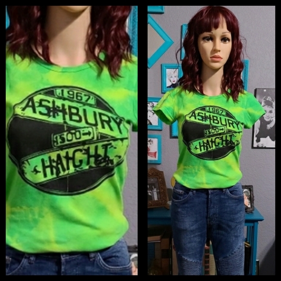 American Apparel Tops - SF Ashbury-Haight ✌Tie-dye T-Shirt